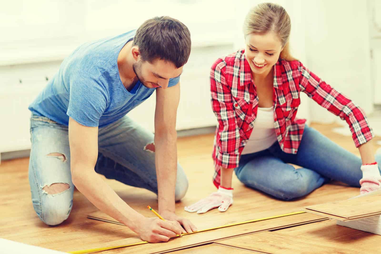 installing kitchen flooring